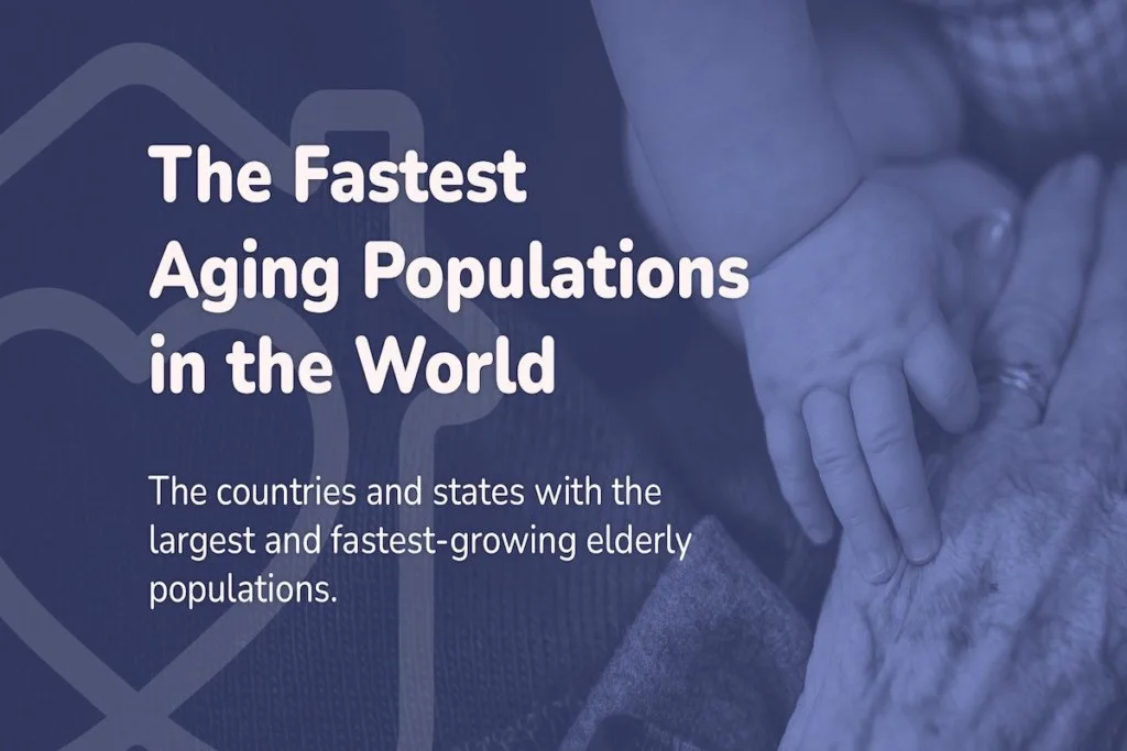 The fastest aging populations in the world