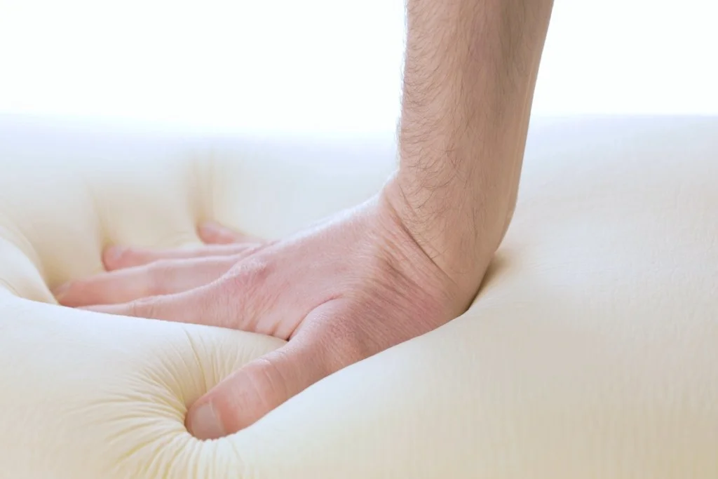 pressing a mattress