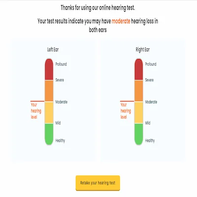 mdhearing online test