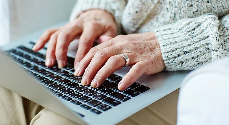 Elder Laptop Use 1