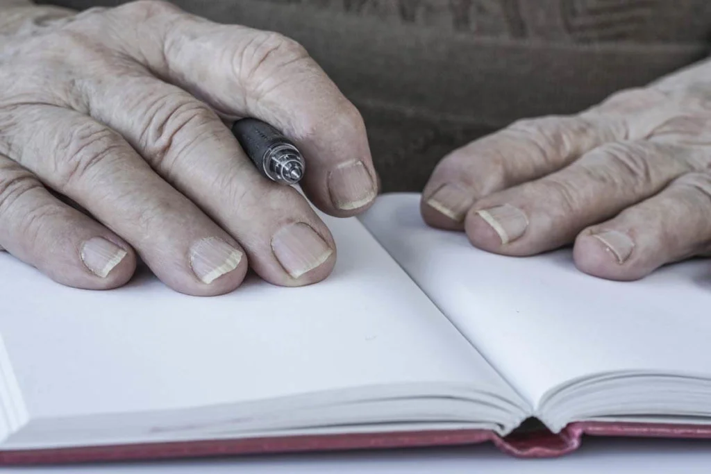 senior-man-writing