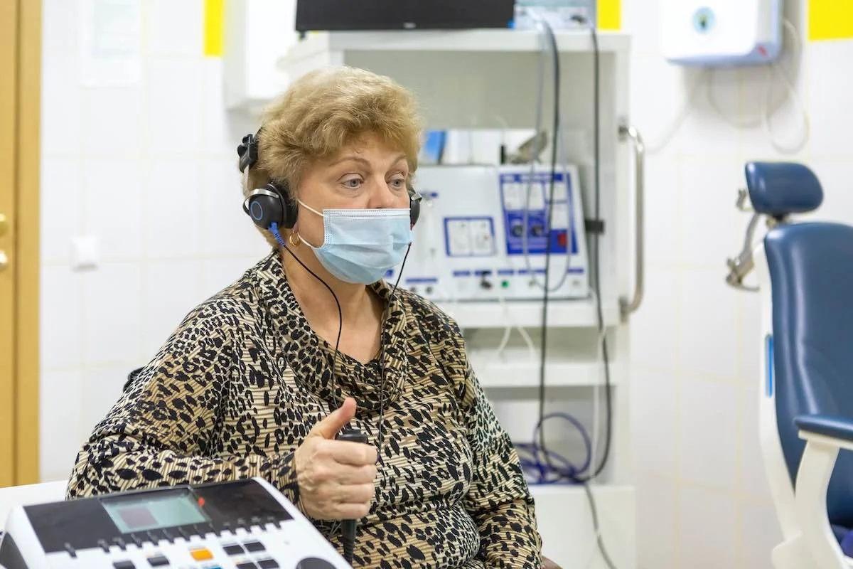 audiometry or audiogram measurement of hearing